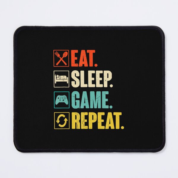 Item preview, Eat Sleep Game Repeat Gamer Quote Minimal Gaming Humor designed and sold by FGTV2021.