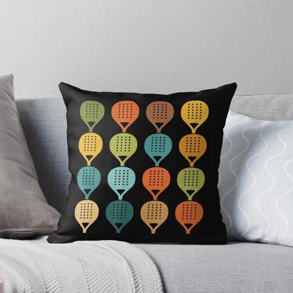 Item preview, Colorful Padel Rackets Pattern Retro Sports  designed and sold by WayTBeenkenArt.