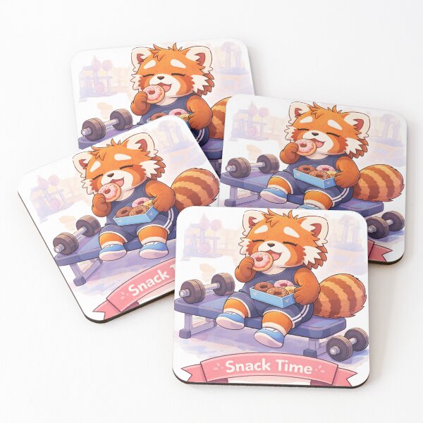 Item preview, Snack Time – Lazy Panda Gym designed and sold by Creative and Humorous Arts.
