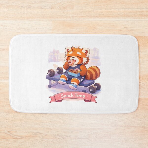 Item preview, Snack Time – Lazy Panda Gym designed and sold by Creative and Humorous Arts.