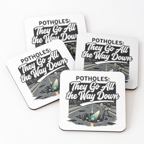 Item preview, Potholes: They Go All the Way Down designed and sold by Rare Plus Apparel!.