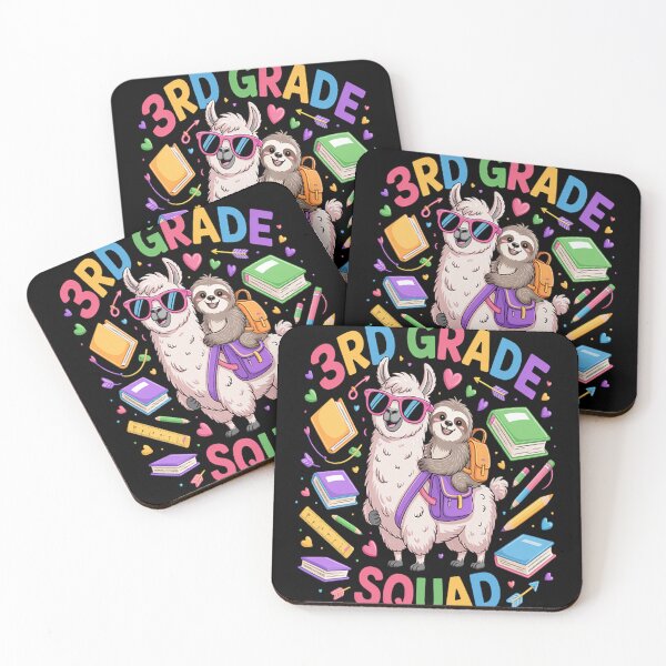 Item preview, 3rd Grade Squad Sloth With Llama First Day Of School designed and sold by LacostCarl.