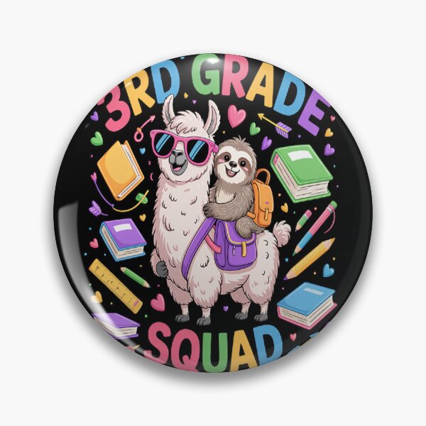 Item preview, 3rd Grade Squad Sloth With Llama First Day Of School designed and sold by LacostCarl.