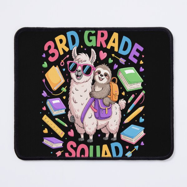 Item preview, 3rd Grade Squad Sloth With Llama First Day Of School designed and sold by LacostCarl.