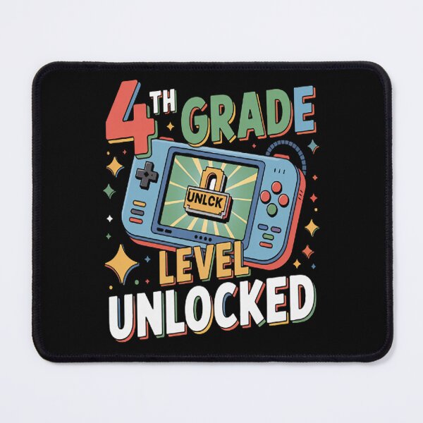 Item preview, 4th Grade Level Unlocked Back to School First Day Gamer Boys designed and sold by LacostCarl.