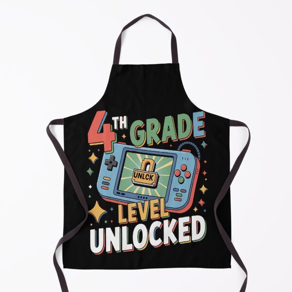 Item preview, 4th Grade Level Unlocked Back to School First Day Gamer Boys designed and sold by LacostCarl.