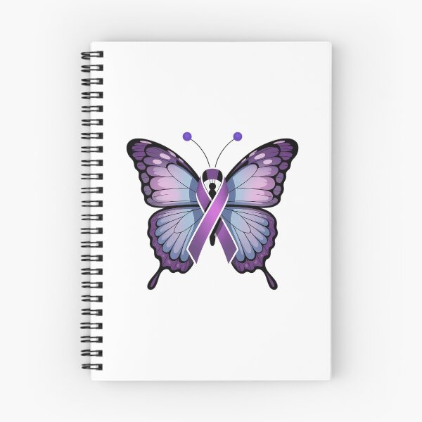 Item preview, Purple Cancer Support Butterfly Pancreatic Cancer designed and sold by VENOM0RIOT.