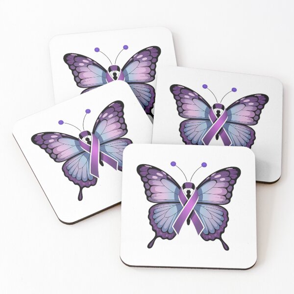 Item preview, Purple Cancer Support Butterfly Pancreatic Cancer designed and sold by VENOM0RIOT.