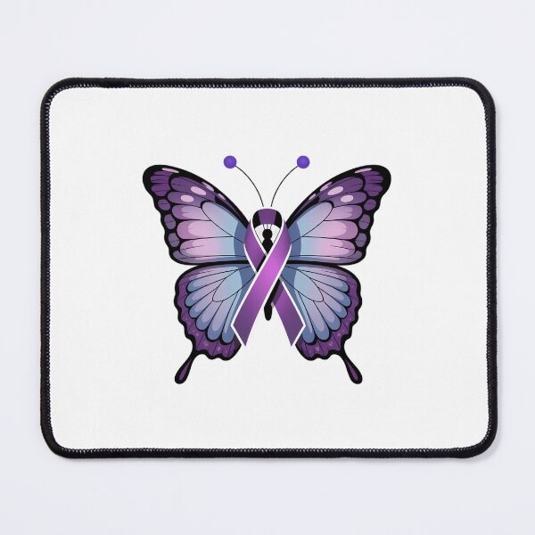 Item preview, Purple Cancer Support Butterfly Pancreatic Cancer designed and sold by VENOM0RIOT.