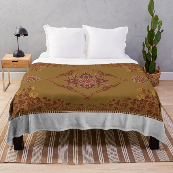 Item preview, Floral carpet and area rug design featuring elegant botanical motifs with intricate detailing. designed and sold by Line-Aura.