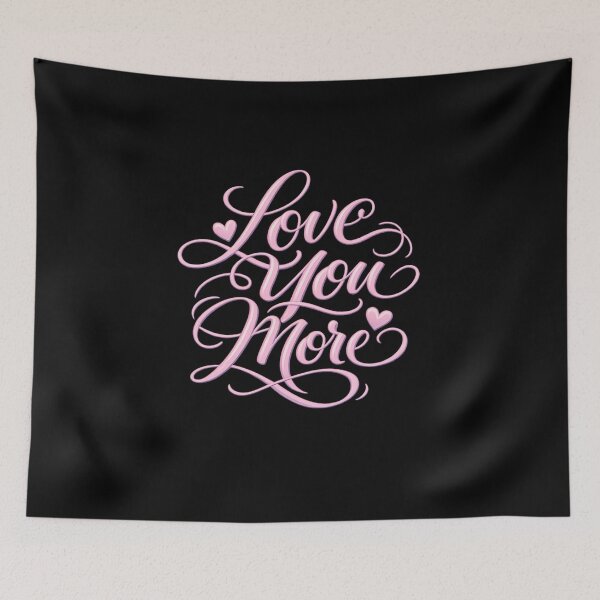 Item preview, Love You More - Elegant Romantic Script Typography designed and sold by MKreative Studio.