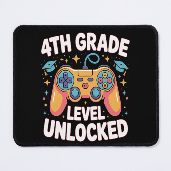 Item preview, 4th Grade Level Unlocked Gamer Boys First Day Back To School designed and sold by LacostCarl.
