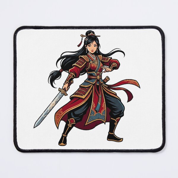 Item preview, FHD Chinese Thunder Goddess Fantasy Art designed and sold by ABArtByAlexST.
