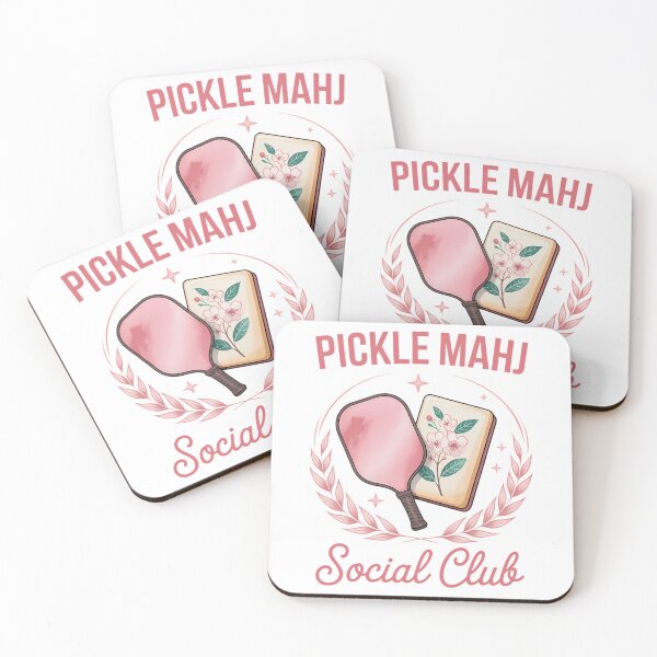 Item preview, Pickleball & Mahjong Lover Pickle Mahj Social Club designed and sold by VENOM0RIOT.