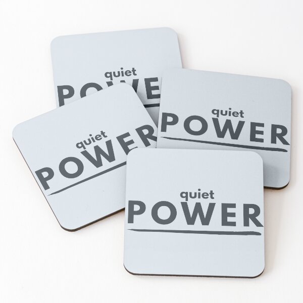 Item preview, Quiet Power Minimalist Bold Typography Shirt designed and sold by Minimalist Typography.