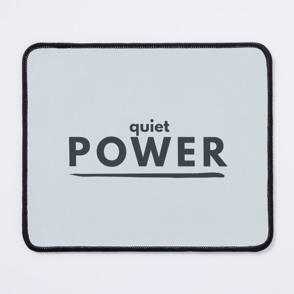 Item preview, Quiet Power Minimalist Bold Typography Shirt designed and sold by Minimalist Typography.
