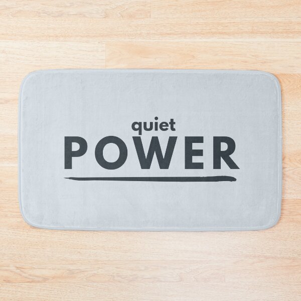 Item preview, Quiet Power Minimalist Bold Typography Shirt designed and sold by Minimalist Typography.
