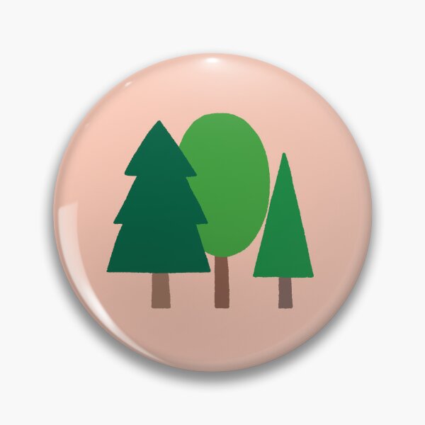 Item preview, Cute Forest Tree Trio - Kawaii Botanical Sticker Art designed and sold by ubborn.