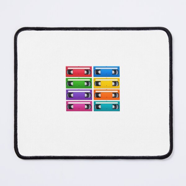 Item preview, Colorful VHS Tapes – Retro 80s 90s Nostalgia Video Cassette Grid Design designed and sold by Fleetwood1994.