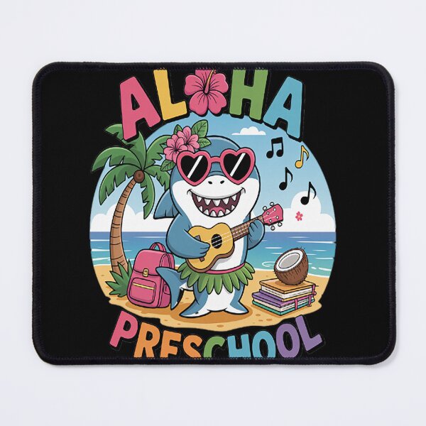 Item preview, Aloha Preschool Shark Hawaii Back to School Girl designed and sold by LacostCarl.