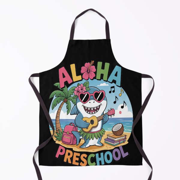 Item preview, Aloha Preschool Shark Hawaii Back to School Girl designed and sold by LacostCarl.