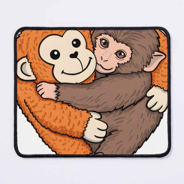 Item preview, Monkey Hug Heart Cute Love Design designed and sold by Ifemix.