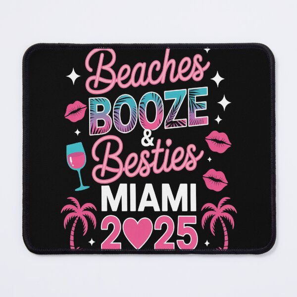 Item preview, Girls Trip Weekend Miami 2025 Beaches Booze & Besties 1 designed and sold by SignaturalGen.