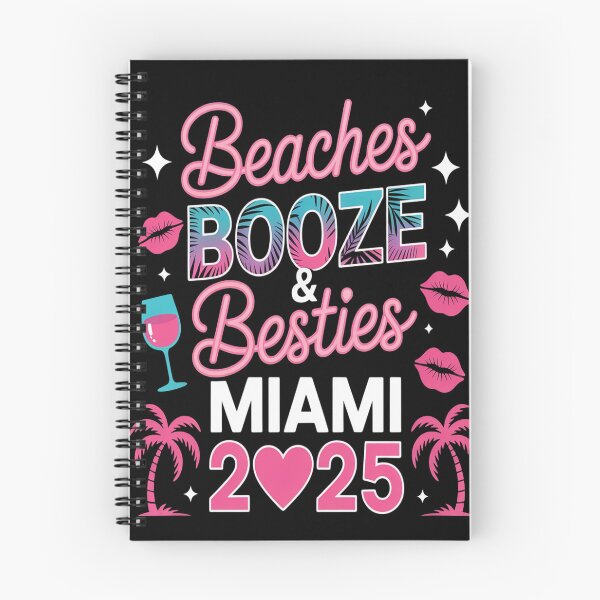 Item preview, Girls Trip Weekend Miami 2025 Beaches Booze & Besties 1 designed and sold by SignaturalGen.