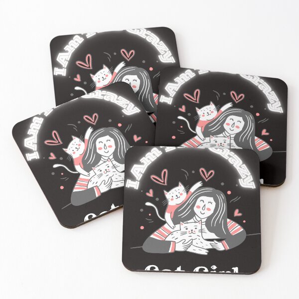 Item preview, I Am The Crazy Cat Girl. designed and sold by Dinasshop.