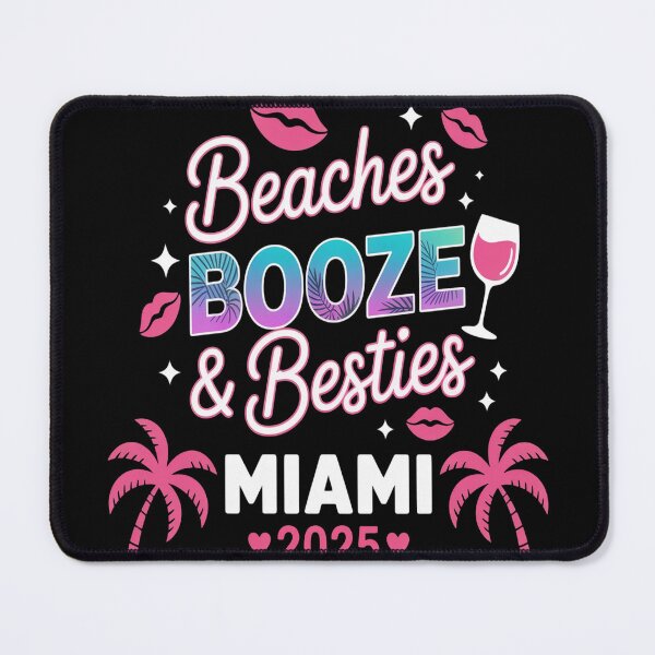 Item preview, Girls Trip Weekend Miami 2025 Beaches Booze & Besties designed and sold by SignaturalGen.