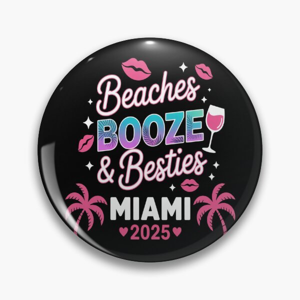 Item preview, Girls Trip Weekend Miami 2025 Beaches Booze & Besties designed and sold by SignaturalGen.