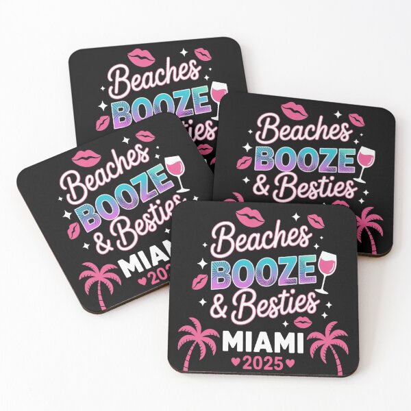 Item preview, Girls Trip Weekend Miami 2025 Beaches Booze & Besties designed and sold by SignaturalGen.