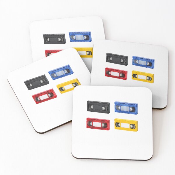 Item preview, Retro VHS Tapes Set – Colorful 80s 90s Video Cassette Collection designed and sold by Fleetwood1994.