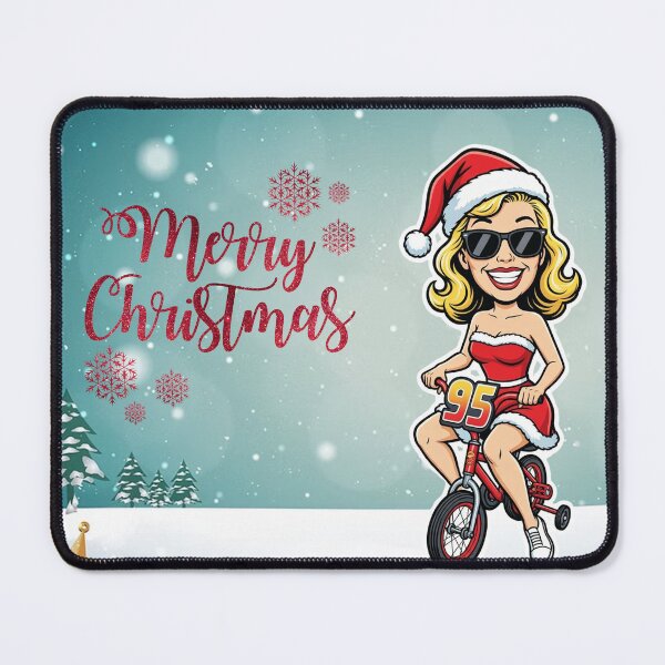 Item preview, Xmas PinUp Bycicle designed and sold by Arte Cartoon From TagTeam Group.
