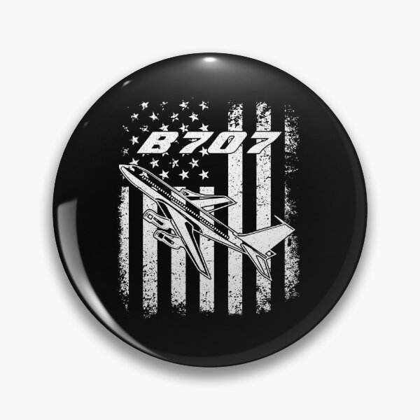 Item preview, B707 Patriotic American Aviation Shirt designed and sold by Emberglowo.