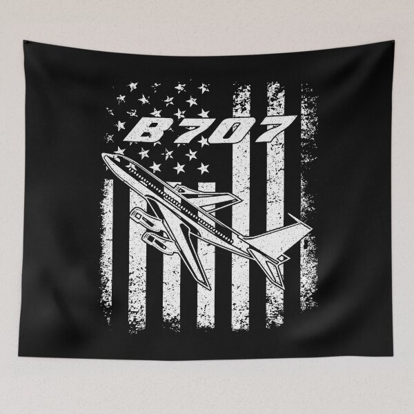 Item preview, B707 Patriotic American Aviation Shirt designed and sold by Emberglowo.