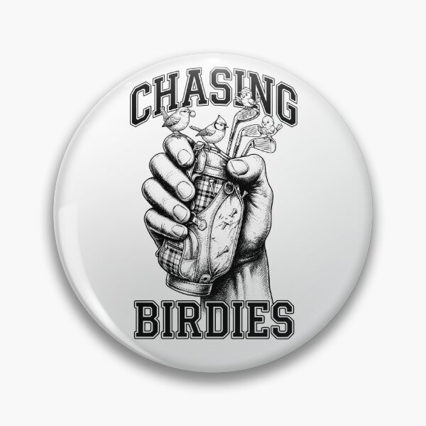 Item preview, Funny Vintage Golfer Chasing Birdies Golf Bag Hand designed and sold by GrandeDuc.