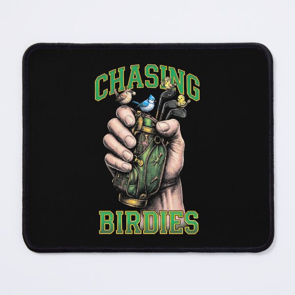 Item preview, Funny Vintage Golfer Chasing Birdies Golf Bag Hand designed and sold by GrandeDuc.