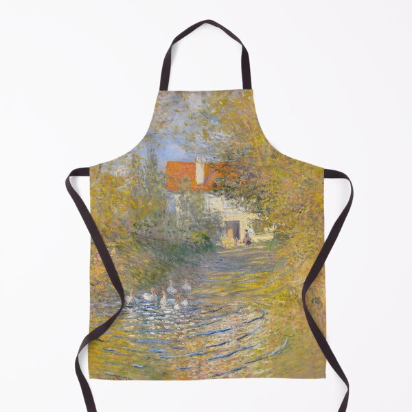 Item preview, Monet The Geese 1874 Impressionist Painting – Vintage French Landscape Art Print designed and sold by Tamas Das.