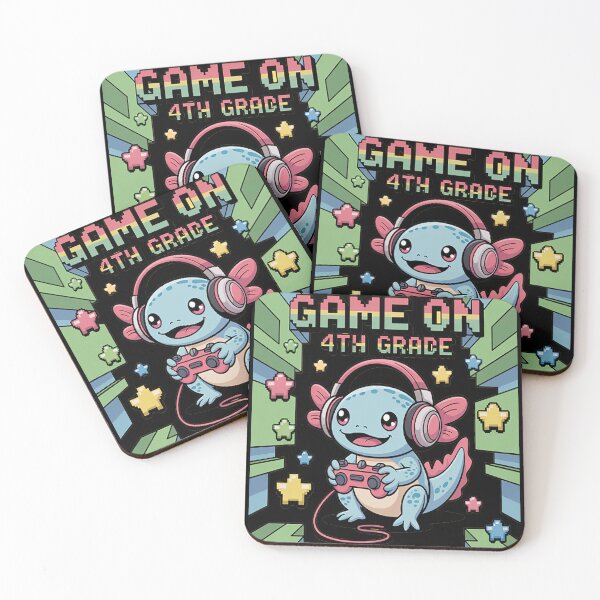 Item preview, Axolotl Game On 4th Grade Back To School Gamer Boys designed and sold by LacostCarl.