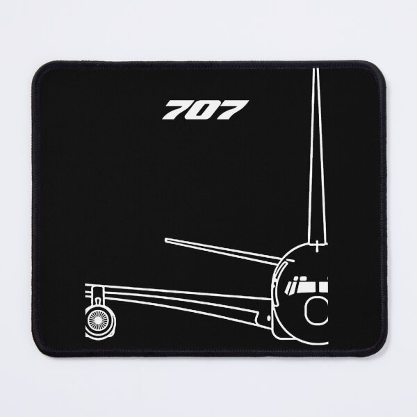 Item preview, Boeing 707 Minimal Line Art Shirt designed and sold by Emberglowo.