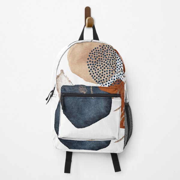 Item preview, Modern Abstract Blush, Terra-Cotta and Navy Blue designed and sold by PixDezines.