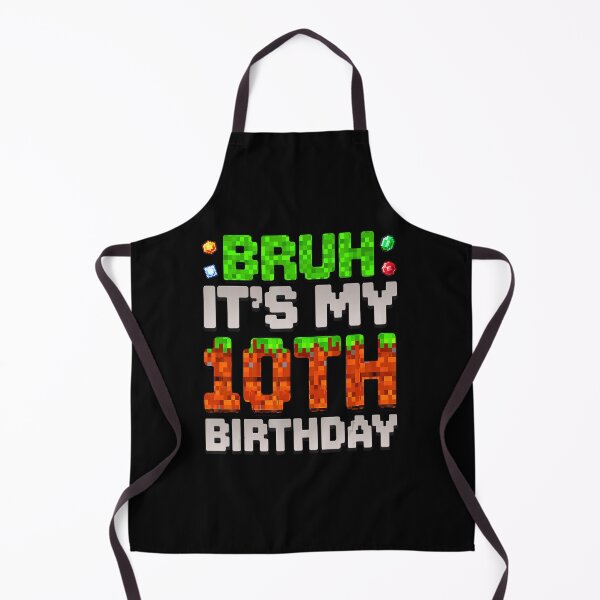 Item preview, Bruh It’s My 10th Birthday Pixel Gamer Style Funny designed and sold by FGTV2021.