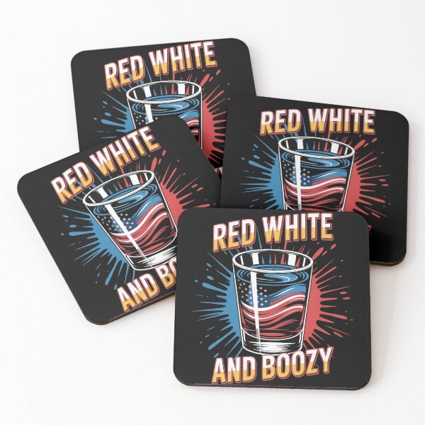 Item preview, Red White & Boozy Patriotic American Whiskey Drinker Alcohol designed and sold by SignaturalGen.