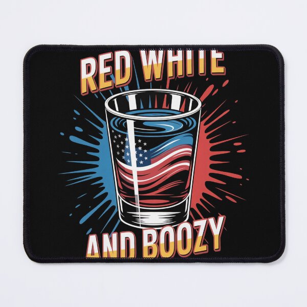 Item preview, Red White & Boozy Patriotic American Whiskey Drinker Alcohol designed and sold by SignaturalGen.