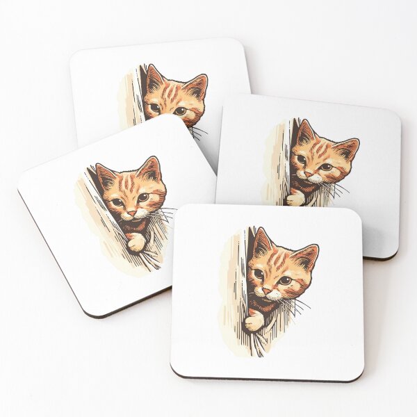 Item preview, Cat Peeking Through Ripped Paper designed and sold by KrisGraphic45.