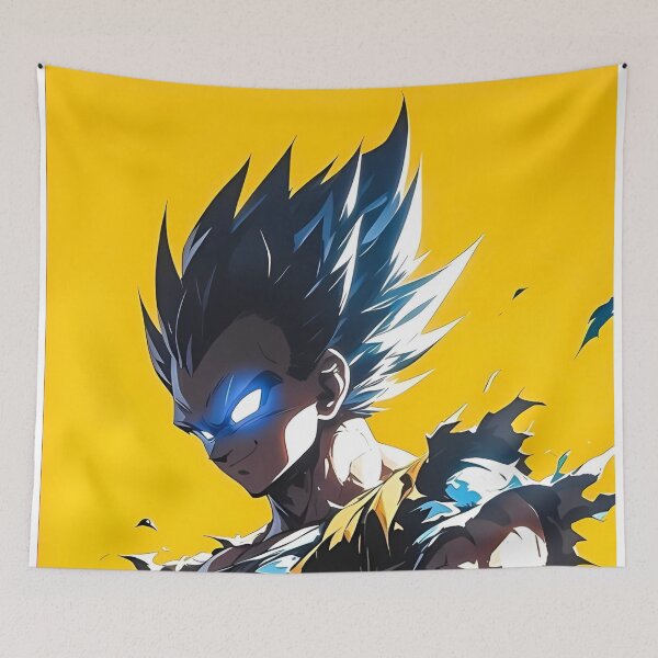 Item preview, Dark Saiyan Awakening – Powerful Anime Warrior Transformation Art designed and sold by Dyan4.