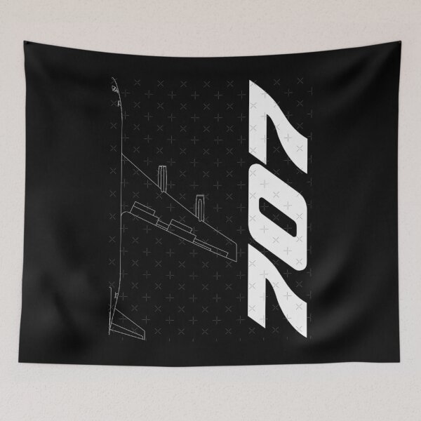 Item preview, Boeing 707 Blueprint Aviation Shirt designed and sold by Emberglowo.