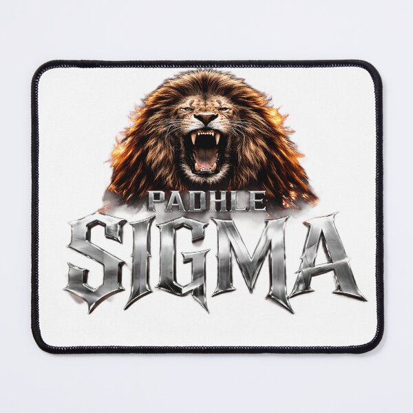 Item preview, Alpha Lion Motivation – Sigma Study Hustle Graphic designed and sold by Bysma.