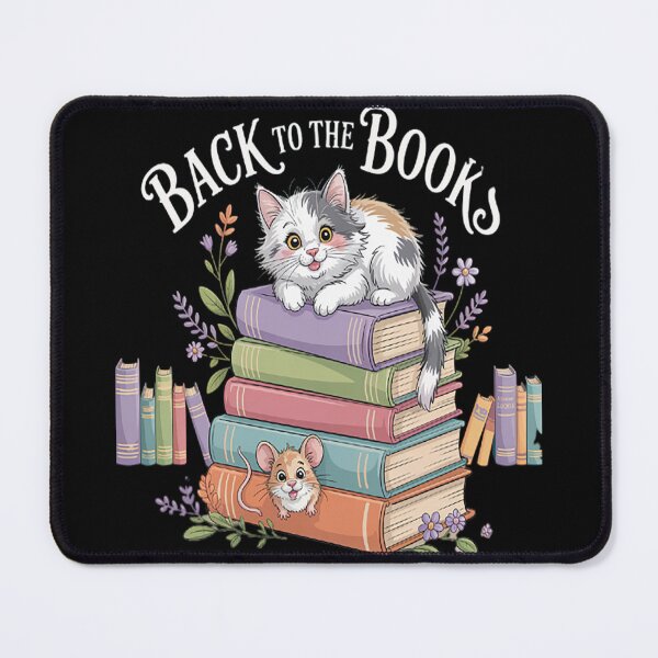 Item preview, Back To School Kawaii Cat School Books Homework designed and sold by LacostCarl.